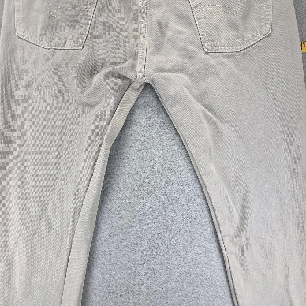 Vintage Levis 501 Jeans Mens Gray‎ Made In USA 90s Button Fits 34x29